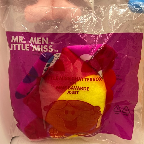5 McDonald’s Happy Meal Mr. Men Little Miss Plush Stuffed Hanging Toys - Picture 6 of 11